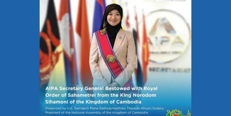 Former PUJA President Ar Siti Rozaimeriyanty Dato Haji Abdul Rahman Awarded the Royal Order of Sahametrei